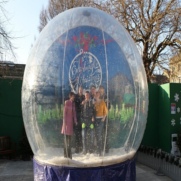 Giant Snow Globe Photo Booth