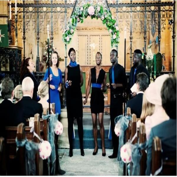 Gospel Choir for wedding entrance 