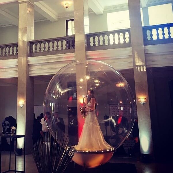Musician in a Bubble