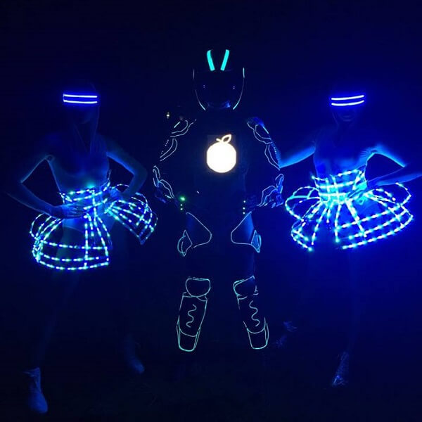 LED Futuristic Stilt Walker 