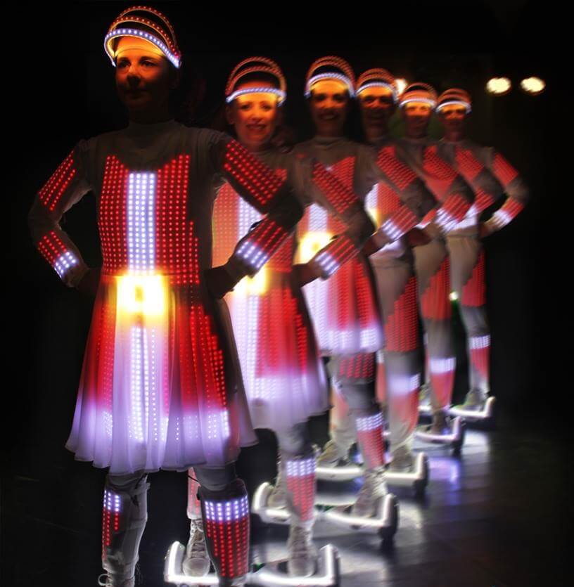 LED Hoverboard Dancers