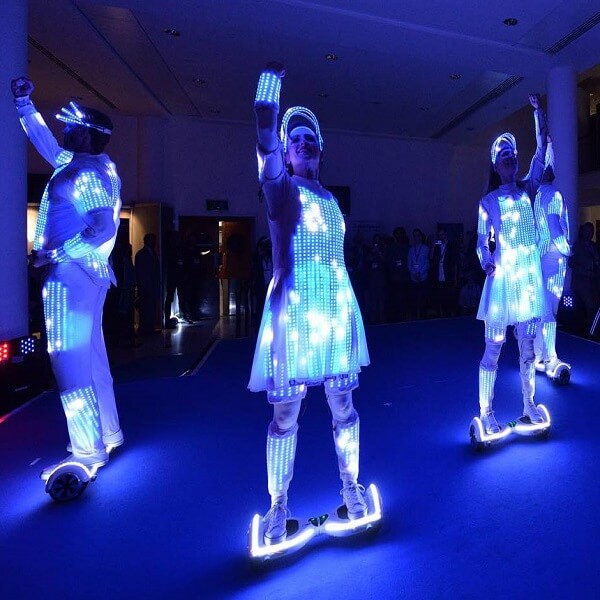LED Hoverboard Dance Show
