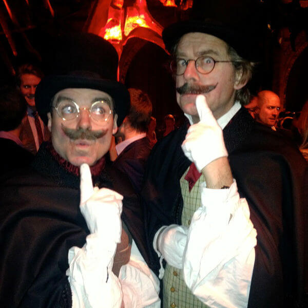 Comedy Dickensian Doormen Mime Artists