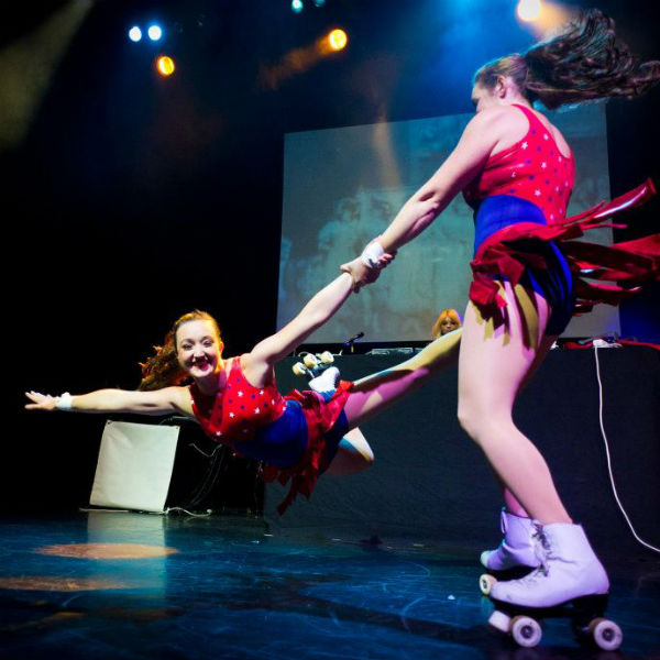 Roller Skating Acro Duo