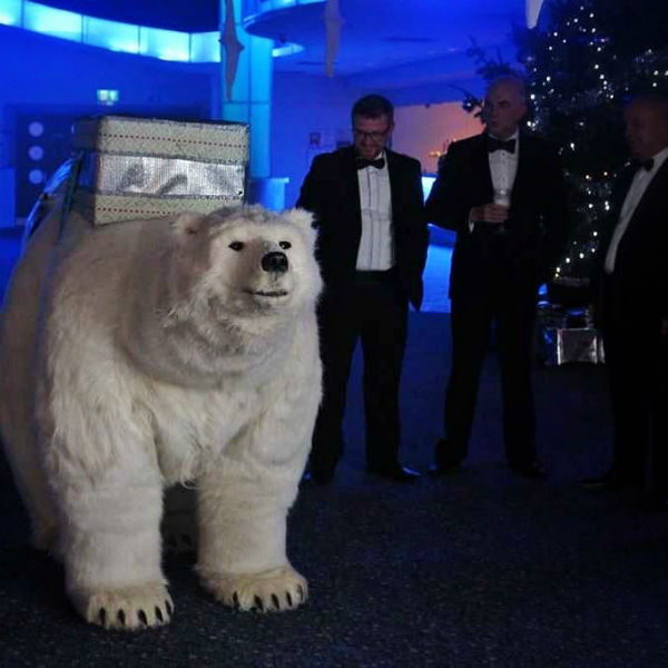 Animatronic Polar Bear Show 