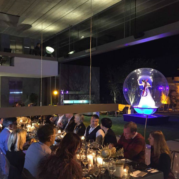 Musician in a Bubble