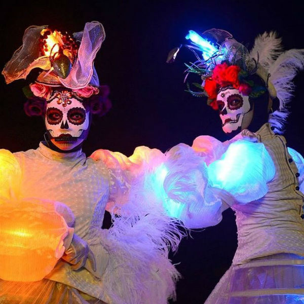 LED Stilt Walkers (Las Muertas)