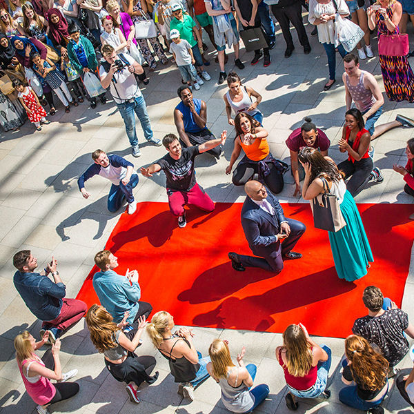 Flash Mob Dancers