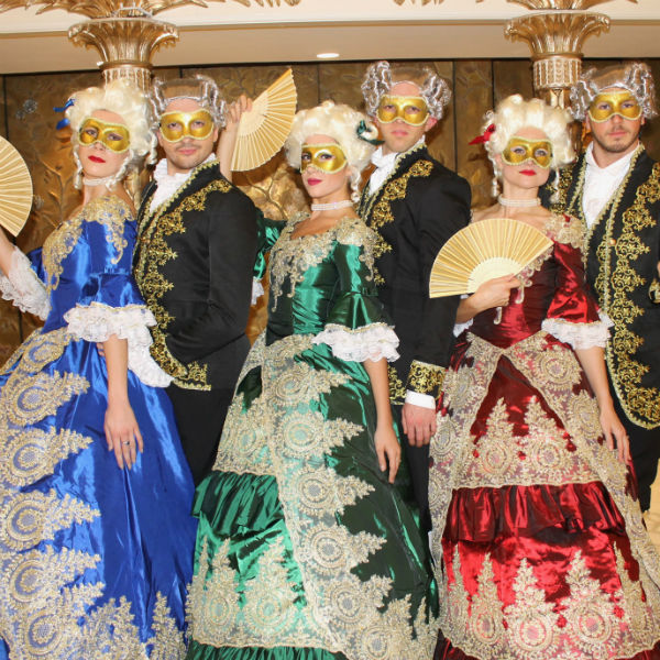 Venetian Masquerade Ball Dancers
