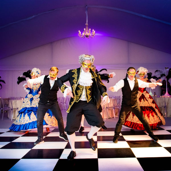 Venetian Masquerade Ball Dancers