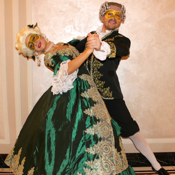 Venetian Masquerade Ball Dancers