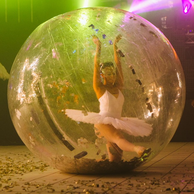 Ballerina In a Bubble 