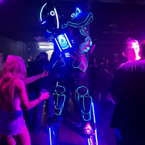 LED Futuristic Stilt Walker 