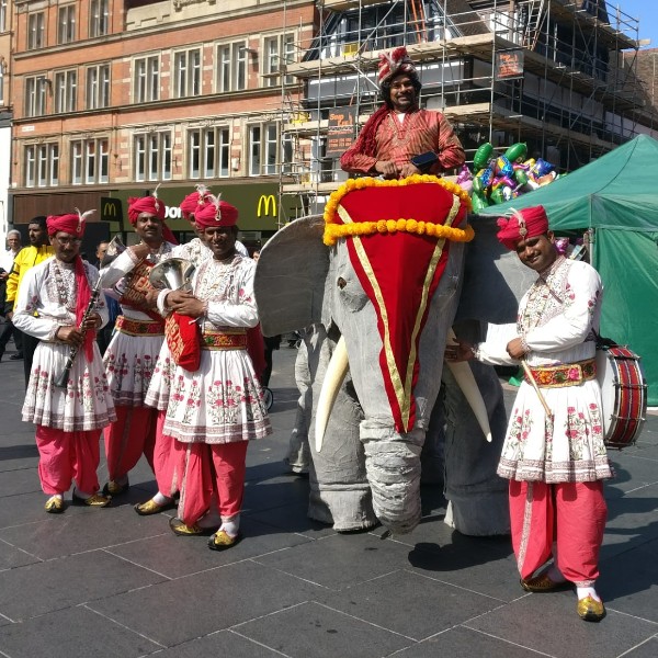 Giant Walkabout Elephants