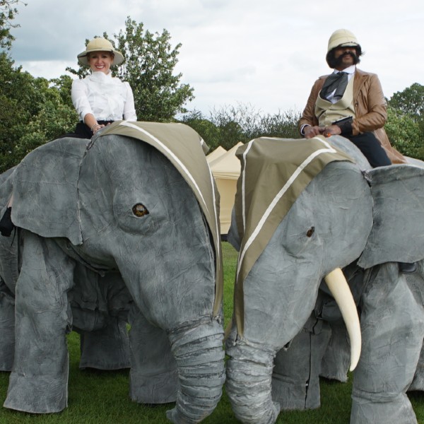 Giant Walkabout Elephants