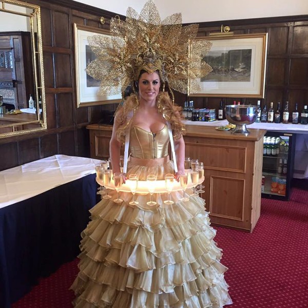 Human Canapé / Drinks Tables