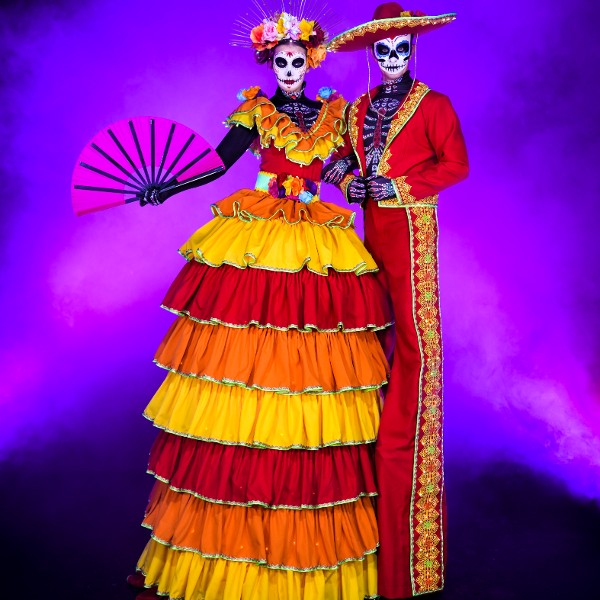 Day of the Dead Stilt Walkers