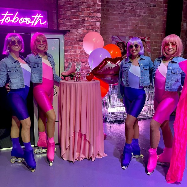 Roller Skaters & Skating Show Girls