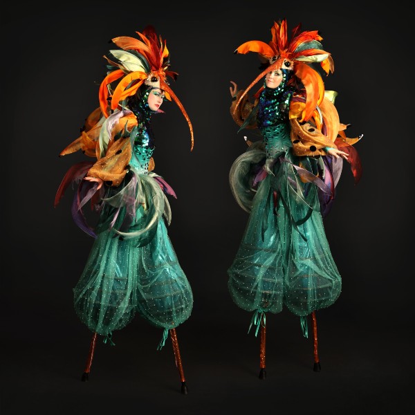 Hummingbird Stilt Walkers 